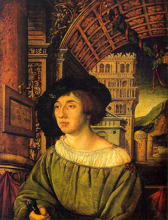 Ambrosius Holbein Portrait of a Young Man Germany oil painting art